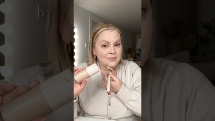 Trying the new Rare Beauty Matte Foundation on my dry 41 year old skin