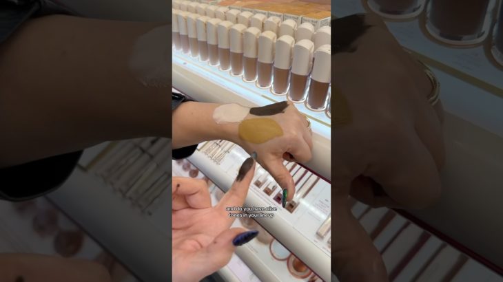 WE NEED TO TALK ABOUT RARE BEAUTY’S NEW FOUNDATION SHADE RANGE…👀#shadematch #makeupreview