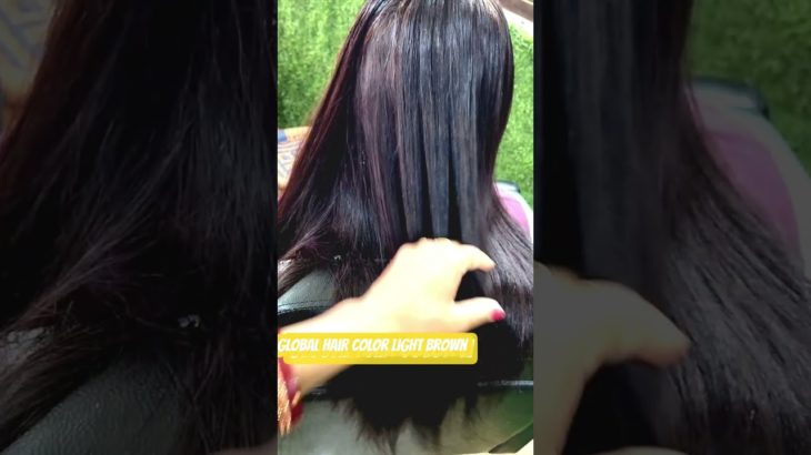 light brown global colour jyoti beauty parlour #beautiful #beauty #love