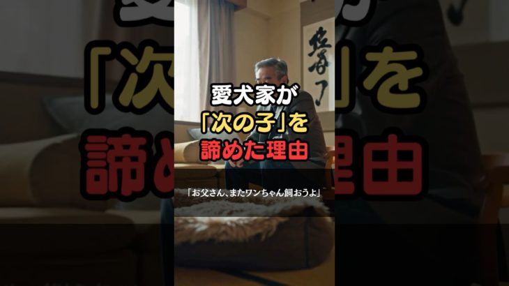 高齢者とペット|終活